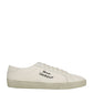 Court Classic SL/06 Sneakers Embroidered With Saint Laurent - White