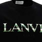 Embroidered Logo Short-Sleeve T-Shirt - Black