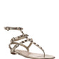 Rockstud Metallic Flat Flip-FLop Sandal - Skin