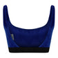 Stretch Velvet Bralette - Yves Blue