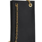 Nano Tote Leather Shoulder Bag - Black