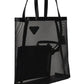 Small Mesh Tote Bag - Black