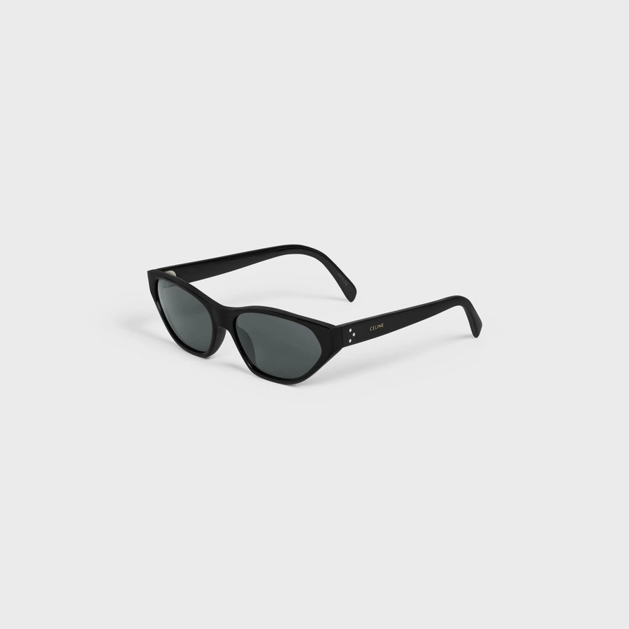 Cat Eye S251 Sunglasses in Acetate - Black