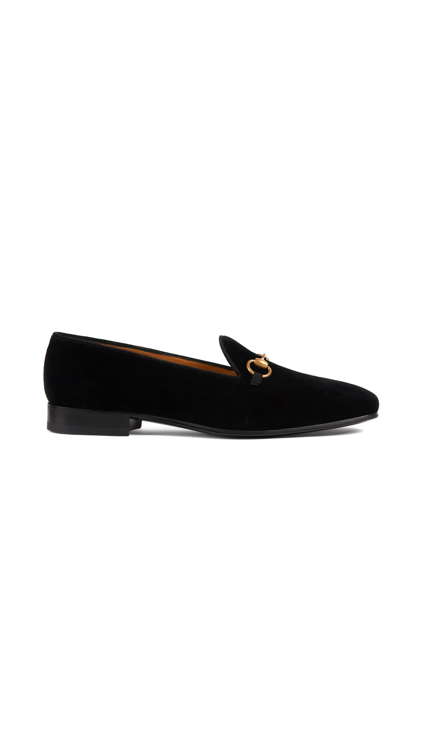 Men's loafer with Horsebit - Black Velvet