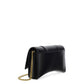 Hourglass Wallet on Chain - Black .