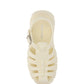 Rubber Platform Sandals - White