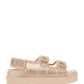 Women's GG Sandal with Crystals - Rose Beige