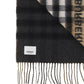 Contrast Check Cashmere Scarf - Archive Beige / Black