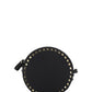 Rockstud Round Shoulder Bag - Black