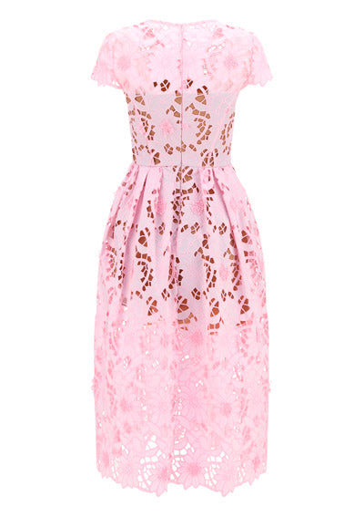 Peony Midi Dress - Light Pink