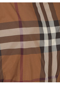 Check Hooded Jacket - Dark Birch Brown
