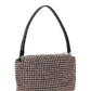 Heiress Medium Pouch in Crystal Mesh - Black