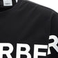 Horseferry Print Cotton Oversized T-shirt - Black