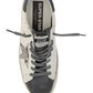 Super-Star Sneakers In Leather and Suede - White / Grey