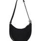 Mini Vlogo Signature Grainy Calfskin Hobo Bag - Black