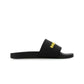 Pool Slide Sandals - Black / Yellow