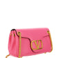 Stud Sign Nappa Shoulder Bag - Pink