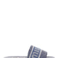 Logo-Jacquard Denim Sandals