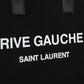 Rive Gauche N/S Tote Bag In Printed Canvas And Leather - Black