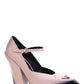 Brushed Leather Pumps - Alabaster Pink