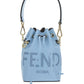 Mon Tresor Leather Mini Bag - Blue