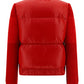Padded Wool & Mohair Cardigan - Red