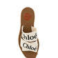 Woody Wedge Mule In Canvas - Ivory