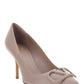 VLogo Signature Embellishment Calfskin Pump - Poudre