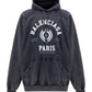 College 1917 Hoodie Oversized - Black