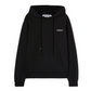 Helvetica Slim Hoodie - Black