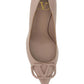 VLogo Signature Embellishment Calfskin Pump - Poudre