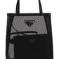 Small Mesh Tote Bag - Black