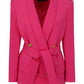 Double-breasted Blazer - Fuchsia