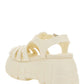 Rubber Platform Sandals - White