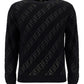 FF Motif Logo Knit Sweater - Black