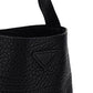 Hammered Leather Shopping Bag - Black