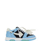 Out of Office Calf Leather Sneakers - Blue/Black/White