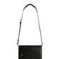 Car Flap Bag With Strap - Black