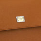 Small Sicily Bag In Dauphine Calfskin - Brown