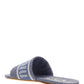 Logo-Jacquard Denim Sandals