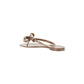 Rubber Rockstud Thong Sandals - Beige