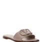 VLOGO Leather Slides - Poudre