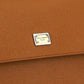 Small Sicily Bag In Dauphine Calfskin - Brown