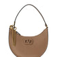 Mini Vlogo Signature Grainy Calfskin Hobo Bag - Brown