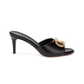 Vlogo Heel Sandals - Black