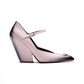 Brushed Leather Pumps - Alabaster Pink