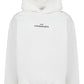 Reverse Logo Hoodie - White