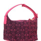 Small Cubi bag in Anagram Jacquard and Calfskin - Pink