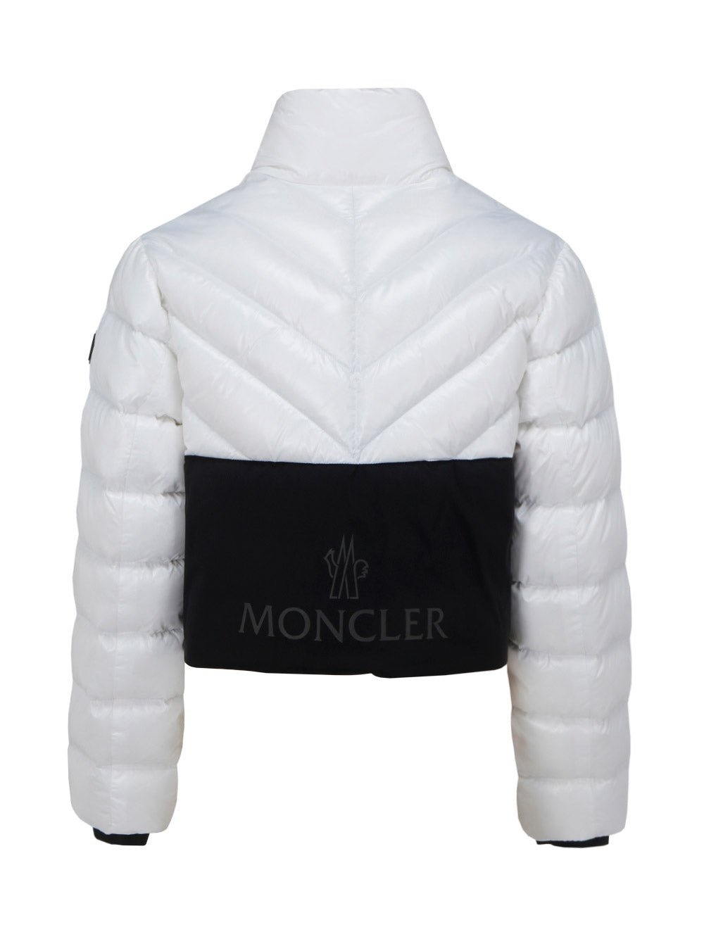 Morgat Short Down Jacket - White / Black