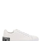 Logo-Print Sole Sneakers - White